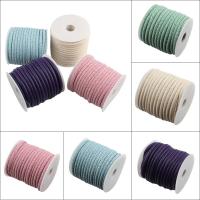 Leather Cord, PU Leather, with plastic spool, more colors for choice, 8x5mm, 20m/Spool, Sold By Spool