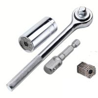 Steel Universal Socket, different styles for choice, 7-19mm, Sold By PC
