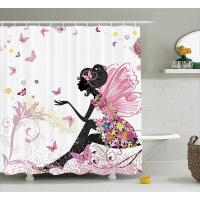 Shower Curtains, Polyester, Rectangle, different designs for choice, 180x180cm, Sold By PC