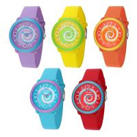 VILAM® Barn Watch, Plast, med Glas & ROSTFRITT STÅL, Liv vattenresistent & för barn & justerbar, fler färger för val, 40x6mm, Längd Ca 7.8 inch, Säljs av PC