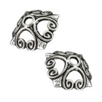Zinc Alloy Bead Cap antique silver color plated nickel lead & cadmium free Approx 2mm Sold By Lot