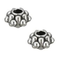 Tibetan Style Jewelry Beads, antique silver color plated, nickel, lead & cadmium free, 6x4x6mm, Hole:Approx 1.5mm, 2000PCs/Lot, Sold By Lot