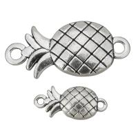 Zinc Alloy Connector Pineapple antique silver color plated & 1/1 loop nickel lead & cadmium free Sold By Lot