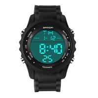 SANDA® Unisex Jóias Watch, silicone, with resina & acrilico, unissex & Efeito & prova de água, Mais cores pare escolha, 50x50mm, 23mm, comprimento Aprox 5.5-9.5 inchaltura, vendido por PC