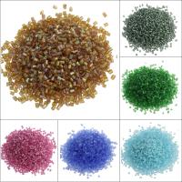 Mixed Glass Seed Beads, more colors for choice, 2x3mm, Hole:Approx 0.5mm, Approx 16200PC/Bag, Sold By Bag