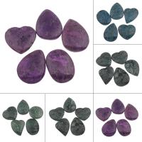 Gemstone Pendants Jewelry, Picasso Jasper, dyed, more colors for choice, 36x54x7mm-45x56x7mm, 5PCs/Bag, Sold By Bag