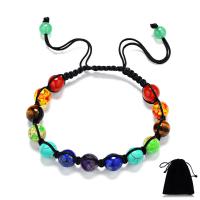 Gemstone Woven Ball Bracelets with Nylon Cord Unisex & adjustable nickel lead & cadmium free 8mm Sold Per Approx 12 Inch Strand