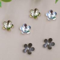 Brass Bead Cap, Flower, plated, more colors for choice, nickel, lead & cadmium free, 8.5mm, Hole:Approx 1.5mm, 1000PCs/Bag, Sold By Bag