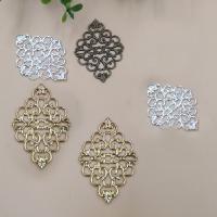 Brass Cabochon, plated, more colors for choice, nickel, lead & cadmium free, 42x30mm, 100PCs/Bag, Sold By Bag