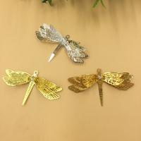 Rhinestone Brass Pendants Dragonfly plated with rhinestone nickel lead & cadmium free Approx 1.5mm Sold By Bag