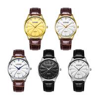 Cowhide, with Tibetan Style dial & Glass, plated, Life water resistant & adjustable & for man, more colors for choice, 40x8mm,20mm, Length:Approx 9.6 Inch, Sold By PC
