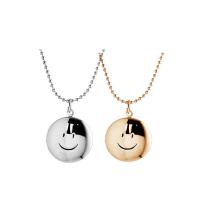 Módní Locket náhrdelník, Mosaz, s 1.9inch extender řetězce, Flat Round, řetízek & pro ženy, více barev na výběr, nikl, olovo a kadmium zdarma, 20x20mm, Prodáno za Cca 15.7 inch Strand