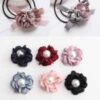 Cloth Hair Accessories DIY Findings, Flower, more colors for choice, 40mm, 20PCs/Bag, Sold By Bag