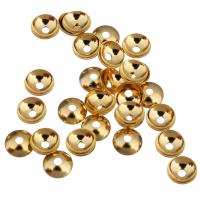 Brass Bead Cap, real gold plated, 4x1.50mm, Hole:Approx 1mm, 500PCs/Lot, Sold By Lot