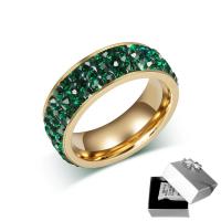 Унисекс палец кольцо, титан, с клей, Кольцевая форма, плакирован золотом, Мужская & разный размер для выбора, 7mm, продается PC