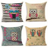 Cushion Cover, Cotton,  Square, different designs for choice, 45x45cm, Sold By PC