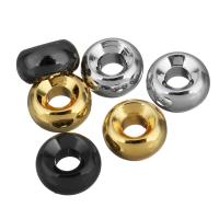 Brass Jewelry Beads, Wheel, plated, more colors for choice, 5x3mm, Hole:Approx 2mm, 200PCs/Lot, Sold By Lot