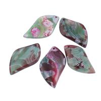 Brazil Agate Pendant, mixed, 32x52x6mm, Hole:Approx 3mm, 5PCs/Bag, Sold By Bag