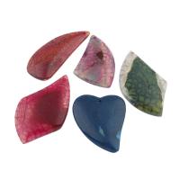 Brazil Agate Pendant, mixed, 33x48x6mm-37x65x7mm, Hole:Approx 2mm, 5PCs/Bag, Sold By Bag