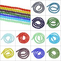 Crystal Beads, solid color, mixed colors, Hole:Approx 1mm, Length:Approx 15 Inch, 10Strands/Bag, Sold By Bag
