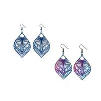 Stainless Steel Drop Earring iron earring hook plated with painted & for woman nickel lead & cadmium free Sold By Pair