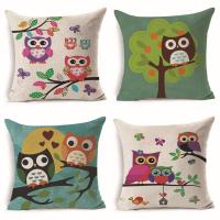 Cushion Cover, Cotton,  Square, different designs for choice, 45x45cm, 10PCs/Bag, Sold By Bag