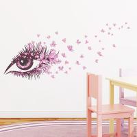 Wall Stickers & Decals, PVC Plastic, Rectangle, plant design & adhesive & waterproof, 45x60cm, Sold By PC