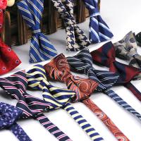 Krawatte, Polyester, Schleife, verschiedene Muster für Wahl & für den Menschen, 12x6cm, verkauft von PC