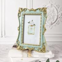 Tabletop Photo Frames, Resin, with Glass, painted, Tabletop Frame, more colors for choice, 205x150x15mm, Length:Approx 6 Inch, Sold By PC