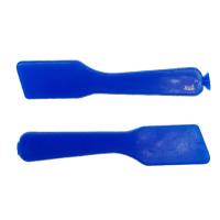 Plast Plast Clam Blade, RAKBLAD, blå, 40mm, 1000PC/Bag, Säljs av Bag