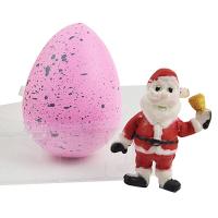 Plástico Ovos de Páscoa, para crianças & Jóias de Natal & misto, 50x70mm, 6PCs/Lot, vendido por Lot
