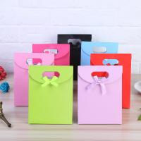 Gift Wrapping Paper, with Satin Ribbon, Rectangle, different size for choice & with ribbon bowknot decoration, more colors for choice, 10PCs/Lot, Sold By Lot