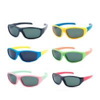 Fashion zonnebril, Silicone, voor kinderen, meer kleuren voor de keuze, 110x35x130mm, Verkocht door PC