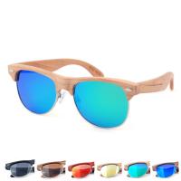 Fashion Sunglasses, Wood, with PC plastic lens, for man, more colors for choice, 140x45x145mm, Sold By PC