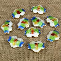 Cloisonne Beads, Bee, handmade, 20x15mm, Hole:Approx 1.5mm, 10PCs/Bag, Sold By Bag