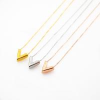Stainless Steel Jewelry Necklace, with 2Inch extender chain, plated, oval chain & for woman, more colors for choice, 4.8mm, 11.7mm, Sold Per Approx 15.2 Inch Strand