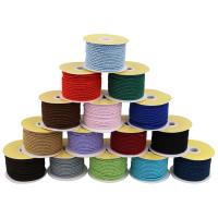 Nylon Cord, with plastic spool, more colors for choice, 3mm, 12m/Spool, Sold By Spool