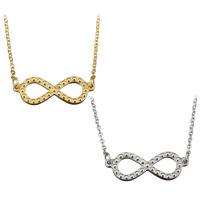 Stainless Steel Jewelry Necklace, Infinity, plated, oval chain & for woman, more colors for choice, 26x9mm, 2mm, Sold Per Approx 19 Inch Strand