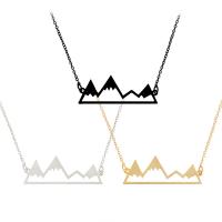 Unisex Halskette, Zinklegierung, mit Verlängerungskettchen von 2inch, plattiert, Oval-Kette, keine, frei von Nickel, Blei & Kadmium, 44x16mm, verkauft per ca. 17.7 ZollInch Strang
