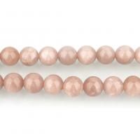 Mondstein Perlen, rund, verschiedene Größen vorhanden, Bohrung:ca. 1.1mm, verkauft per ca. 15.5 ZollInch Strang