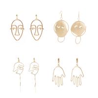 Zinc Alloy Drop Earring plated & for woman Sold By Pair