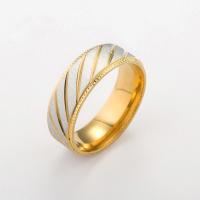 Палец кольцо из нержавеющей стали, Нержавеющая сталь 316, Другое покрытие, Мужская & цветочный отрез & разный размер для выбора & двухцветный, продается PC