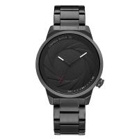 Stainless Steel with zinc alloy dial & Glass plated Life water resistant & for man black nickel lead & cadmium free 20mm Length 8.2 Inch Sold By PC