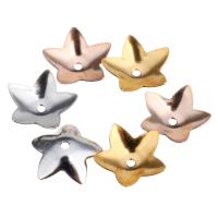Stainless Steel Bead Cap, Flower, plated, more colors for choice, 8x7.50x1mm, 200PCs/Lot, Sold By Lot