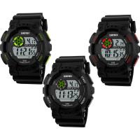SKmei®  Unisex Jewelry Watch, Silicone, with Plastic & Stainless Steel, 50M waterproof & adjustable & LED, more colors for choice, 50x47x17mm, Length:Approx 10.2 Inch, Sold By PC