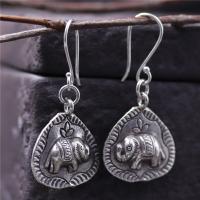 Thailand Sterling Silver Jewelry Earring Teardrop for woman Sold By Pair
