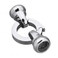 Stainless Steel Snap Clasp hand polished with end cap original color  Inner Approx 6mm Sold By Lot