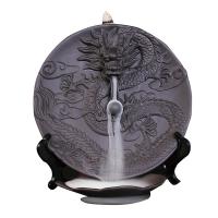 Backflow Incense Burner, Porcelain, more colors for choice, 200x200mm, Sold By Box