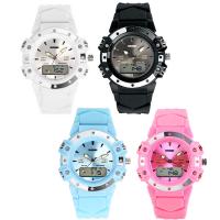 Ювелирные часы SKmei® Unisex, Силикон, с Пластиковые сетки цепи & нержавеющая сталь, Другое покрытие, 50M водонепроницаемый & Мужская & регулируемый & LED, Много цветов для выбора, 38x43x15mm, длина:Приблизительно 10.3 дюймовый, продается PC