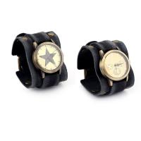 Unisex Wrist Watch Leather with Zinc Alloy adjustable Length Approx 9.5 Inch Sold By PC